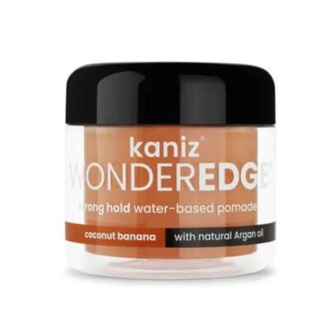 Kaniz Wonder Edge Coconut Banana Scent Strong Hold 4oz